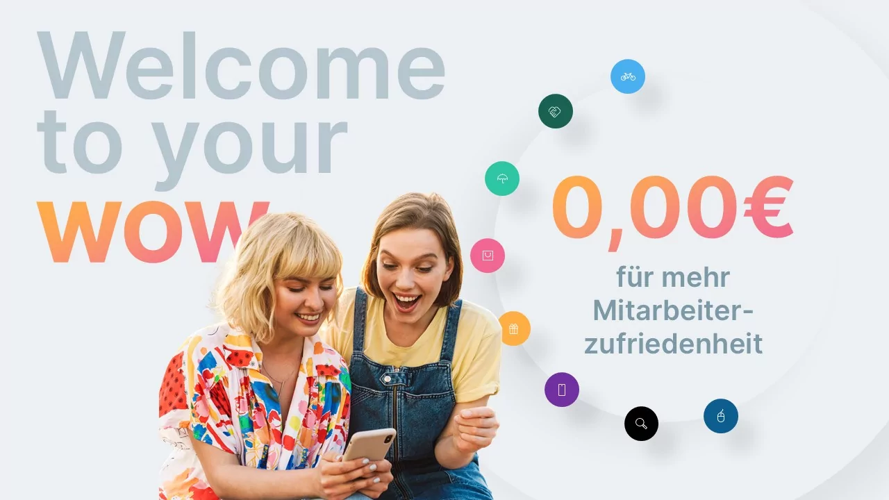 WOW-Effekt: Steigere Mitarbeiterzufriedenheit und Bindung mit maßgeschneiderten Benefits wie Smartwatches, Shopping-Rabatten und Tech-Leasing – ohne Mehrkosten!